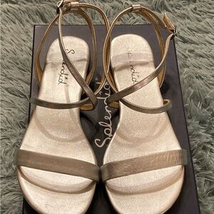 Splendid Silver Metallic Sandals
